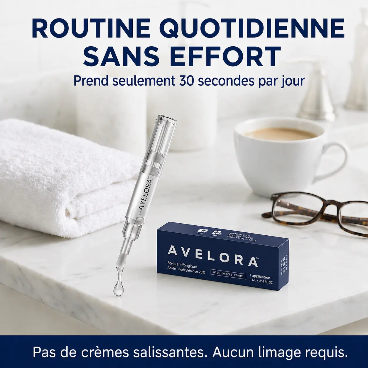 Stylo antifongique à concentration maximale